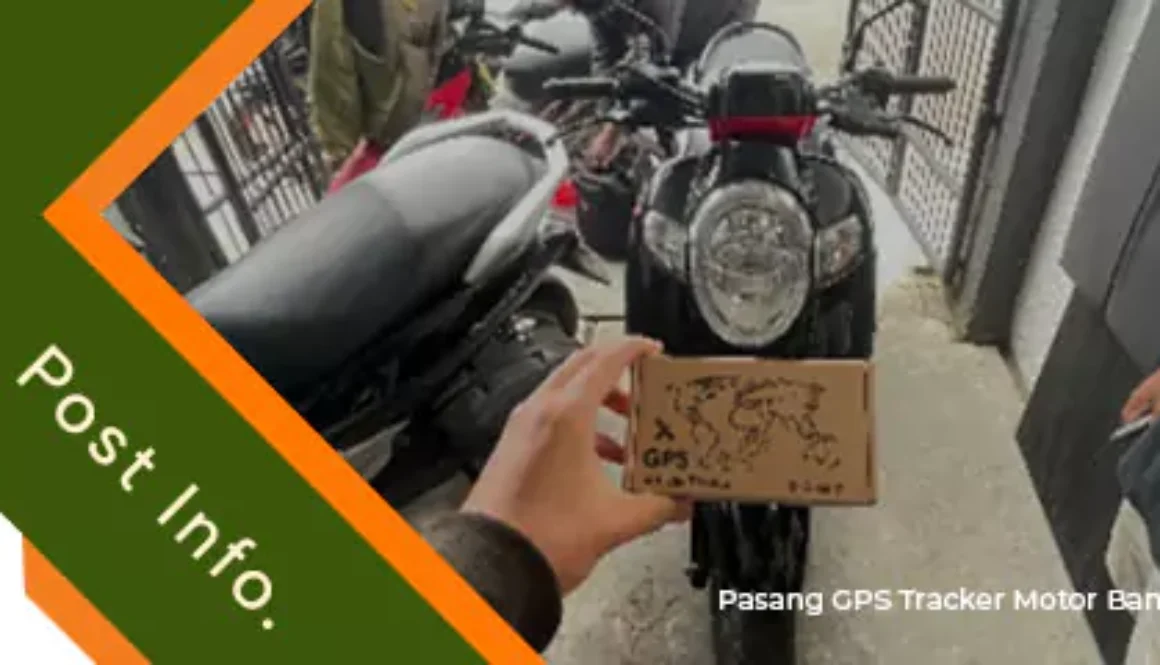 Pasang GPS tracker motor Bandung